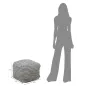 PUFF PERU' Kwadratowy 50 50 40 cm (35% Wełna / 35% Juta / 30% Bawełna)